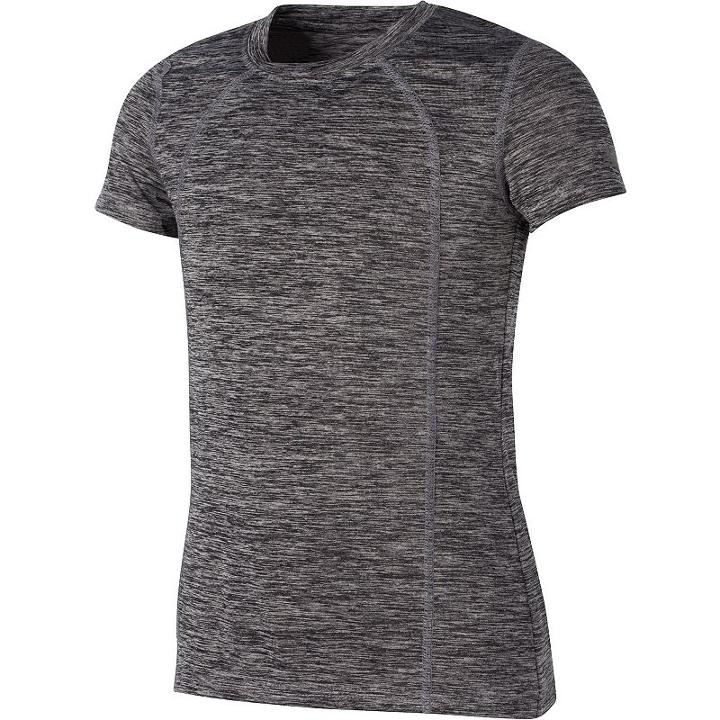 Girls 7-16 New Balance Short Sleeve Cross-dyed Performance Tee, Girl's, Size: Medium, Black