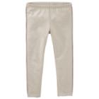 Girls 4-6x Oshkosh B'gosh&reg; Glitter Side-stripe Leggings, Girl's, Size: 8, Light Grey
