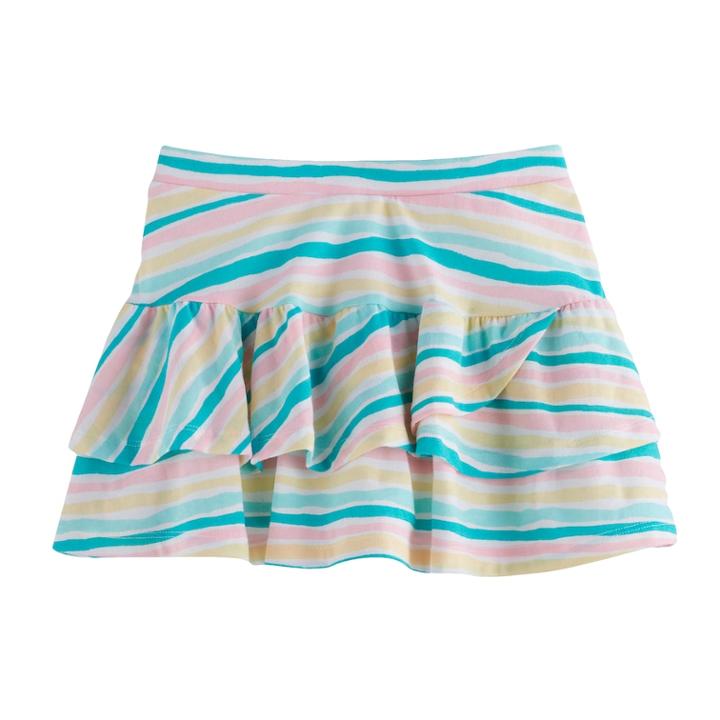 Girls 4-10 Jumping Beans&reg; Tiered Printed Tulip Skort, Size: 6x, White