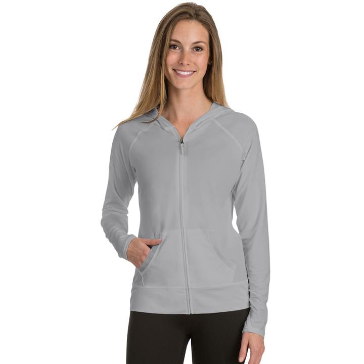 Women's Soybu Endurance Hoodie, Size: Large, Silver