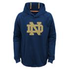 Boys 4-7 Notre Dame Fighting Irish Mach Pullover Hoodie, Size: S 4, Dark Blue