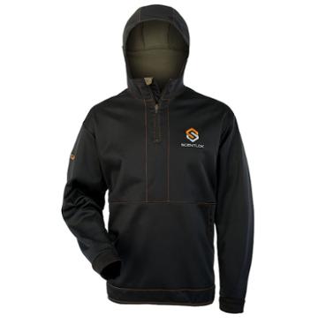 Men's Scent-lok Reticle Quarter-zip Hoodie, Size: Xl, Grey Other