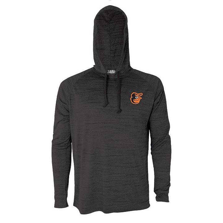 Men's Stitches Baltimore Orioles Hoodie, Size: Xl, Grey