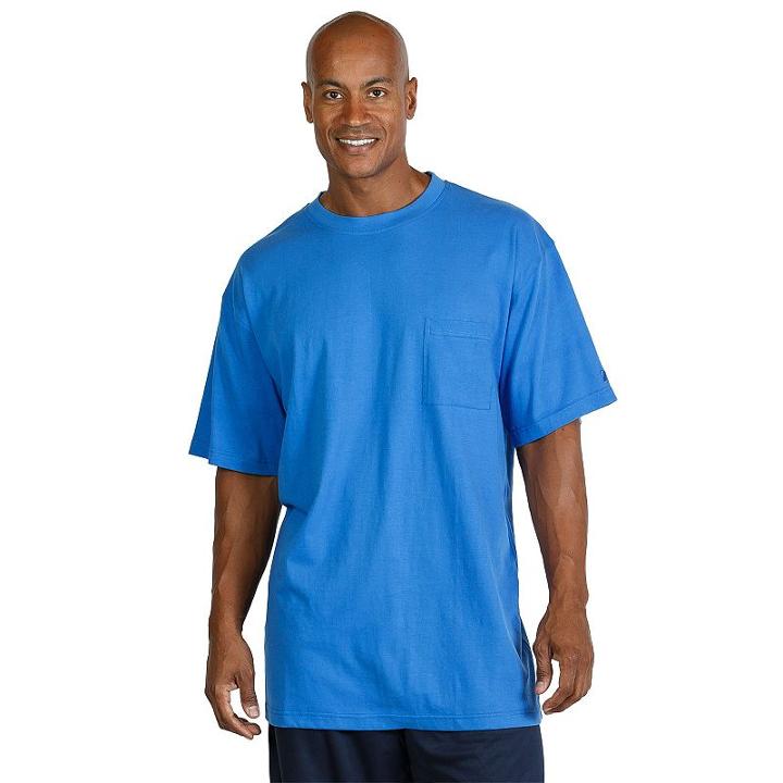Big & Tall Russell Athletic Solid Tee, Men's, Size: 4xlt, Blue