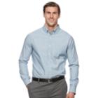 Big & Tall Croft & Barrow&reg; Classic-fit Stretch Woven Button-down Shirt, Men's, Size: 3xl Tall, Dark Blue