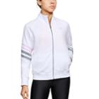 Women's Under Armour French Terry Zip-up Jacket, Size: Small, White