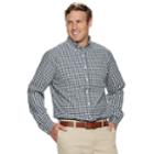 Big & Tall Croft & Barrow&reg; Regular-fit Easy-care Button-down Shirt, Men's, Size: Xl Tall, Dark Blue