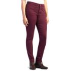 Petite Lee Frenchie Easy Fit Skinny Jeans, Women's, Size: 4 Petite, Dark Red