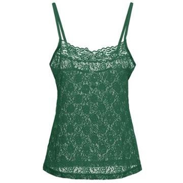 Cosabella Amore, Women's Adore Lace Camisole, Size: Medium, Green Oth