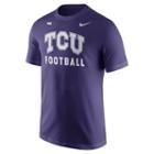 Men's Nike Tcu Horned Frogs Football Facility Tee, Size: Small, Purple