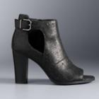 Simply Vera Vera Wang Bologna Women's Ankle Boots, Size: 10, Black