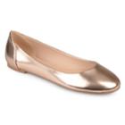 Journee Collection Kavn Women's Ballet Flats, Size: Medium (10), Dark Pink