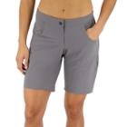 Women's Adidas Outdoor Terrex Solo Hiking Shorts, Size: Small, Light Grey