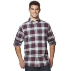 Men's Chaps Classic-fit Oxford Checked Button-down Shirt, Size: Small, Red