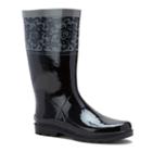 Sugar Raffle Women's Waterproof Rain Boots, Girl's, Size: 7, Grey