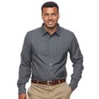 Big & Tall Haggar Classic-fit Easy-care Button-down Shirt, Men's, Size: L Tall, Oxford