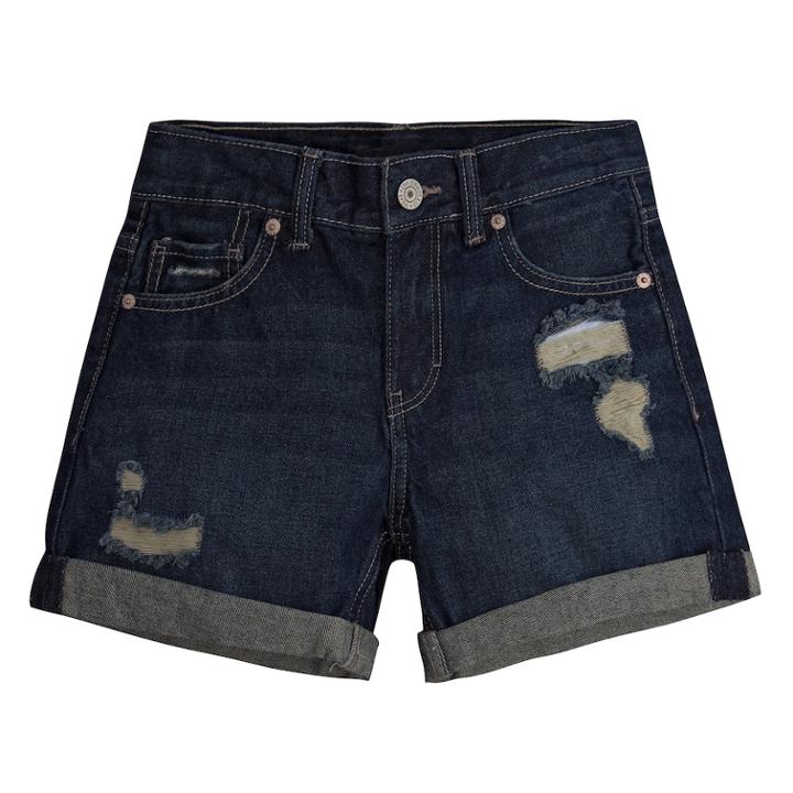 Girls 7-16 Levi's Seaside Bermuda Shorts, Size: 7, Dark Blue