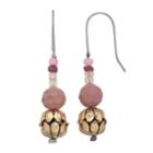 Simply Vera Vera Wang Pink Bead Nickel Free Linear Drop Earrings, Women's