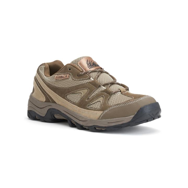 Itasca Stiker Men's Lightweight Hiking Shoes, Size: Medium (10.5), Beig/green (beig/khaki)