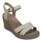 Crocs Leigh Ii Women's Wedge Sandals, Size: 10, Beige Oth