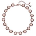 Simply Vera Vera Wang Faceted Bead Collar Necklace, Women's, Pink
