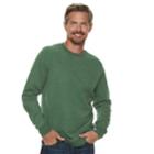 Men's Croft & Barrow&reg; Classic-fit Easy-care Fleece Pullover, Size: Medium, Dark Green