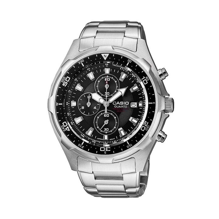 Casio Men's Stainless Steel Chronograph Watch - Amw330d-1av, Grey, Durable