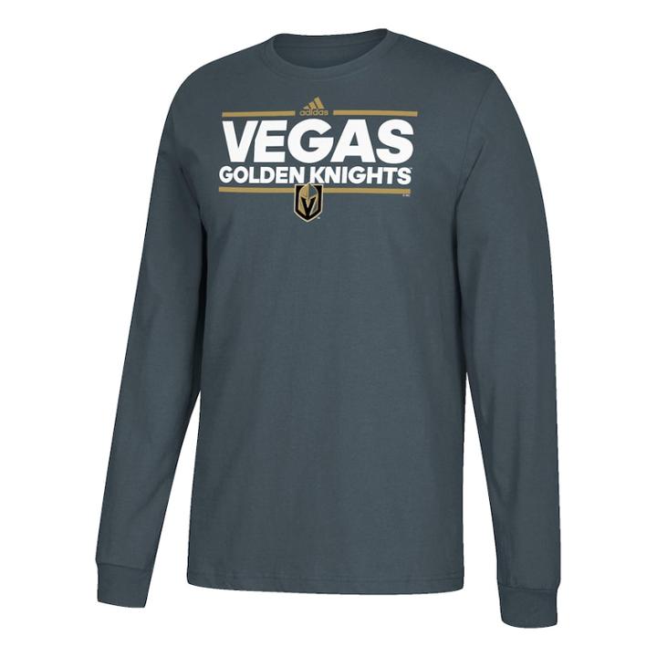 Men's Adidas Vegas Golden Knights Dassler Tee, Size: Xl, Lvk Gray