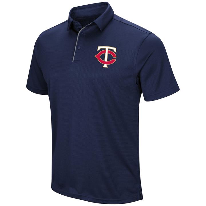 Men's Under Armour Minnesota Twins Tech Polo Shirt, Size: Small, Blue (navy)