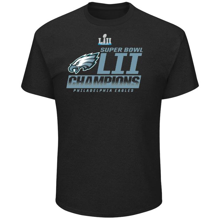 Big & Tall Philadelphia Eagles Super Bowl Lii Champions Fanfare Tee, Men's, Size: 6xl, Multicolor