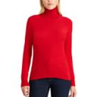 Women's Chaps Turtleneck Sweater, Size: Large, Red
