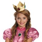 Kids Super Mario Brothers Princess Peach Crown & Amulet Set, Girl's, Gold