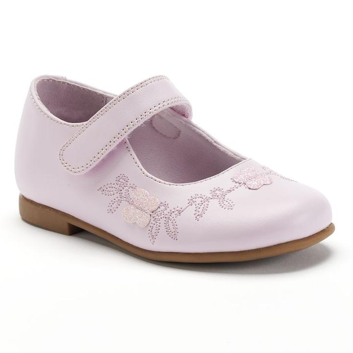 Rachel Shoes Lil Vanessa Toddler Girls' Mary Jane Dress Shoes, Girl's, Size: 7 T, Light Pink