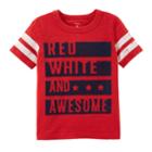 Boys 4-8 Carter's Red, White & Awesome Graphic Tee, Size: 4/5, Red