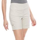 Women's Briggs Millennium Pull-on Shorts, Size: 14, Lt Brown