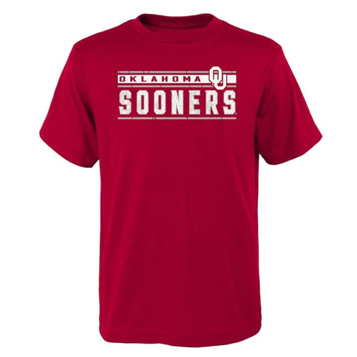Boys' 4-18 Oklahoma Sooners Regeneration Tee, Size: 16-18, Red