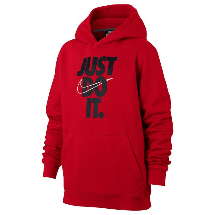 Boys 8-20 Nike Graphic Pull-over Hoodie, Size: Medium, Dark Pink