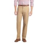 Men's Izod American Chino Straight-fit Wrinkle-free Flat-front Pants, Size: 36x30, Med Beige