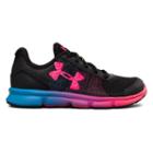 Under Armour Speed Swift Preschool Girls' Running Shoes, Size: 12, Black