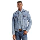 Big & Tall Levi's Denim Gridlock Trucker Jacket, Men's, Size: 4xl, Grey (charcoal)