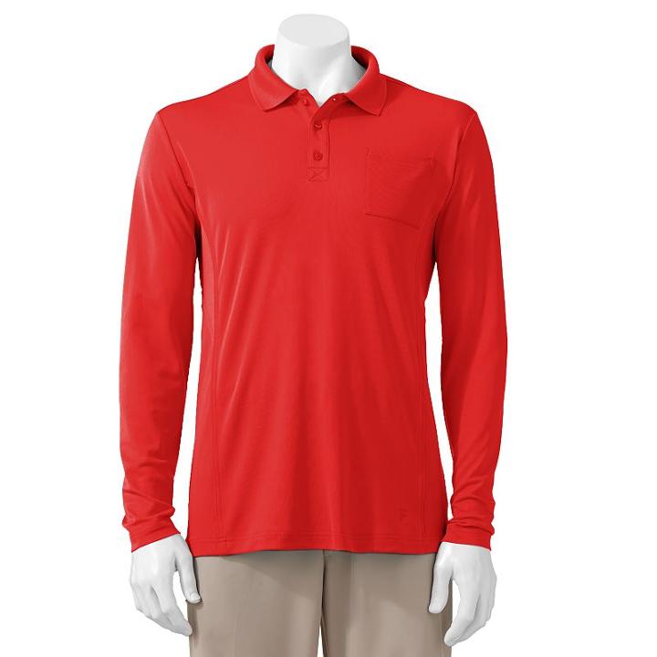 Big & Tall Fila Sport Golf&reg; Fitted Performance Polo, Men's, Size: 2xb, Med Red