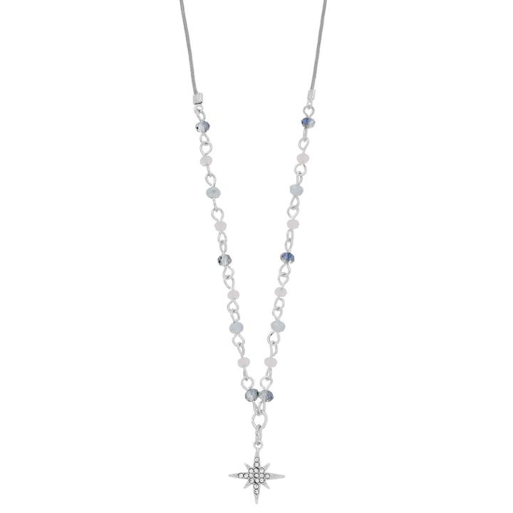Lc Lauren Conrad Beaded Star Pendant Necklace, Women's, Blue