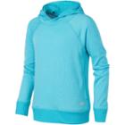 Girls 7-16 New Balance Hooded Pullover, Size: 10-12, Turquoise/blue (turq/aqua)