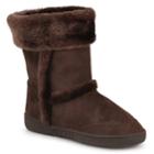 Journee Chuckie Girls' Boots, Size: 3, Brown