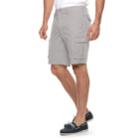 Big & Tall Apt. 9&reg; Premier Flex Regular-fit Stretch Cargo Shorts, Men's, Size: 50, Med Grey