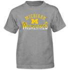 Boys 4-7 Michigan Wolverines Cotton Tee, Boy's, Size: L(7), Grey (charcoal)