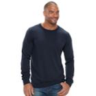 Big & Tall Sonoma Goods For Life&trade; Classic-fit Coolmax Crewneck Sweater, Men's, Size: Xxl Tall, Dark Blue