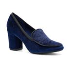 New Yok Transit New Way Women's High Heel Loafers, Size: Medium (7), Dark Blue