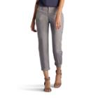 Petite Lee Presley Relaxed Fit Cargo Pants, Women's, Size: 12 Petite, Dark Blue