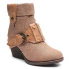 2 Lips Too Too Trixie Women's Wedge Ankle Boots, Girl's, Size: 8, Beige Oth